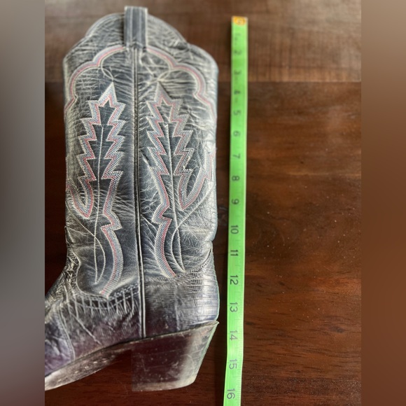 Vintage leather cowboy cowgirl boots - Picture 6 of 8